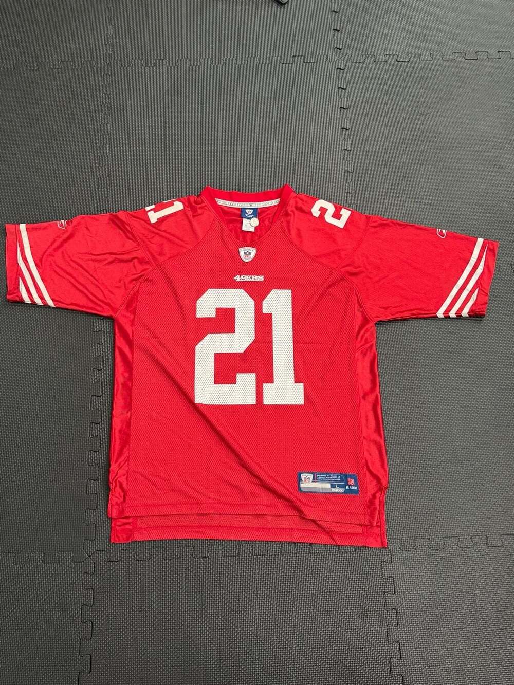 San Francisco 49ers Frank Gore #21 Reebok On-Field Equipment Jersey